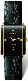 Rado Integral Black Ceramic & Gold Watch 160.0381.3.171