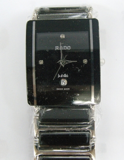 Rado Tungsten Carbide and Platinum Watch 7744