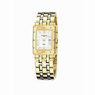 Raymond Weil Yellow Gold Plated Stainless Steel Watch 5381-P-00308