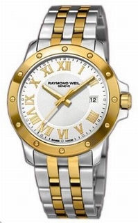 Raymond Weil White Roman Numeral Dial Watch 5599-STP-00308