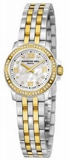 Raymond Weil Tango Steel & Gold set with Diamonds Watch 5799-SPS-00995