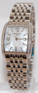 Raymond Weil Mother of Pearl Diamond Dial ladies Watch 5976-STS-05927