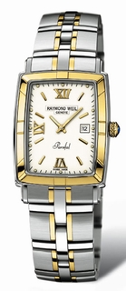 Raymond Weil White With Roman Relief Numerals Dial Mens Watch 9340.STG00307