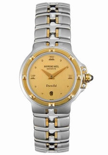 Raymond Weil Gold tone dial, hands and hour markers Dial Watch 9990