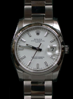 Rolex Oyster Perpetual Date Steel Watch 115200