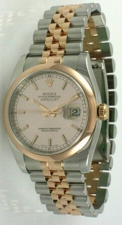 Rolex Datejust Steel & Rose Gold Watch 116201SSO