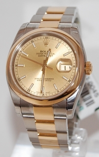 Rolex Champagne Baton Dial Watch 116203CSO