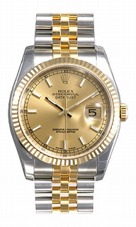 36mm Rolex Mens Watch 116233CSJ