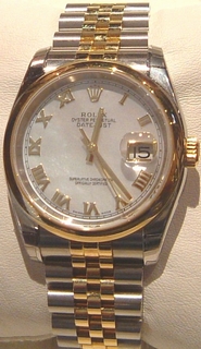 Rolex Datejust Steel & Gold Watch 116233WDJ