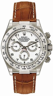 Rolex White Dial Watch 116519WAL