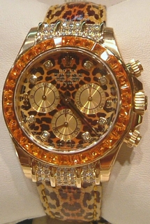 Rolex Leopard (diamond) Dial Watch 116598 SACO