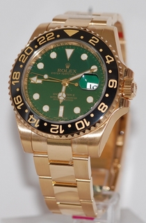 Rolex GMT II Yellow Gold Watch 116718 LN