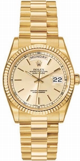 Rolex Champagne Dial Watch 118238