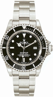 Rolex Black Dial Mens Watch 16600BSO