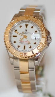 Rolex White Baton Dial ladies Watch 169623