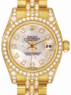 Rolex 179158 Yellow Gold set with Diamonds Watch