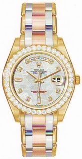 Rolex Day Date Yellow Gold set with Diamonds Watch 18948