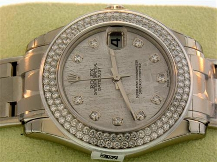 Rolex Meteorite Diamond Dial Watch 81339