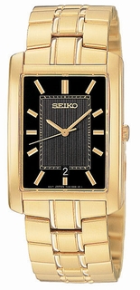 Seiko Black Dial Watch skk644