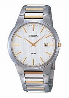 Seiko White Dial Watch SKP299