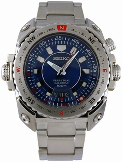 Seiko Perpetual Calendar Mens Watch SNQ037