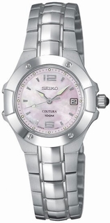 Seiko Pink Mother of Pearl Dial Mens Watch sxd655