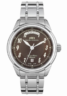 42mm Swiss Mens Watch A9240-S-BR-S-A