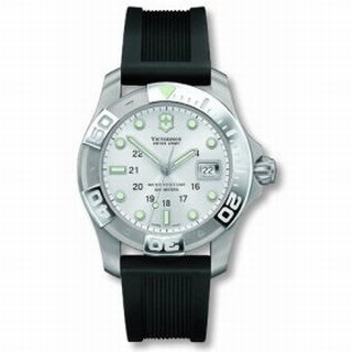 Swiss Army Silver Dial Mens Watch 500m-V251038