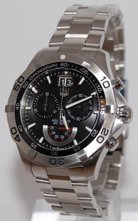 TAG Heuer Black Baton Dial Mens Watch CAF101A.BA0821