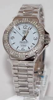 TAG Heuer F1 Sparkling Steel set with Diamonds Watch WAC1215.BA0852