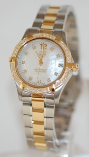 TAG Heuer WAF1350.BB0820 Steel & Gold set with Diamonds Watch