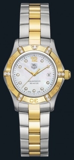 TAG Heuer Aquaracer Steel & Gold set with Diamonds Watch WAF1451.BB0814