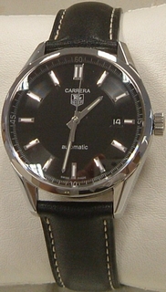 TAG Heuer Black Baton Dial Watch WV211B.FC6202