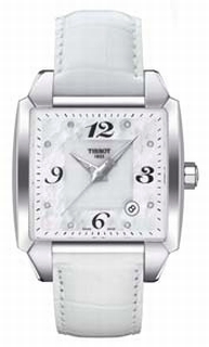 Tissot White Mother of Pearl Diamond Dial Watch T005.510.16.116.00