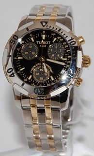 Tissot Steel & Gold Watch T17.2.486.55