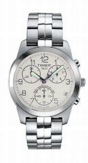 Tissot White Arabic Dial Mens Watch T34.1.488.32