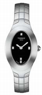 Tissot Black Baton Dial Ladies Watch T47.1.385.51