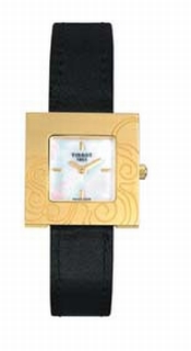 Tissot Mother of Pearl Baton Dial Ladies Watch T71.3.359.71