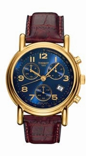 Tissot Blue Arabic Dial Mens Watch T71.3.442.42