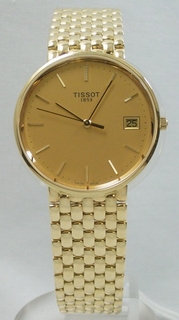 Tissot Champagne Baton Dial Mens Watch T73.3.403.21