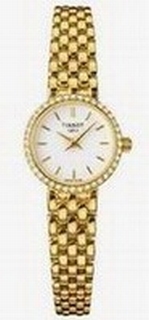 Tissot White Baton Dial Ladies Watch T74.3.112.11