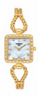 Tissot Mother of Pearl Diamond Dial Ladies Watch T74.3.310.76