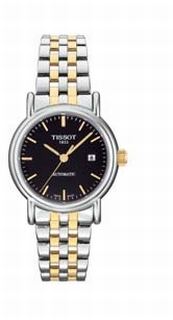 Tissot Black Baton Dial Ladies Watch T95.2.183.51