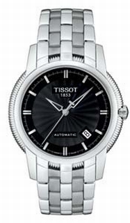 Tissot Black Baton Dial Mens Watch T97.1.483.51