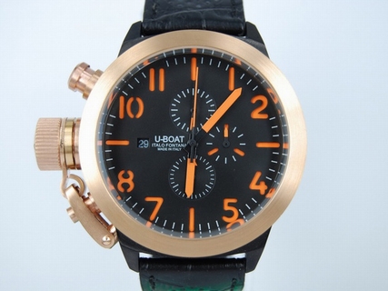 U-Boat Black Dial Watch 8316