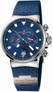 Ulysse Nardin Blue Wave Dial Mens Watch 353-68L3