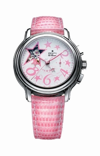 Zenith Pink Dial Watch 03-1230-4021-70-C515