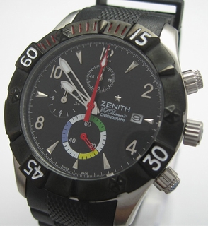 Zenith Black Dial Watch 7738