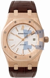 Audemars Piguet White Grande Tapisserie Dial Mens Watch 15300OR.OO.D088CR.02