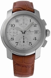 Baume & Mercier Silver Dial Watch 6860-Brown